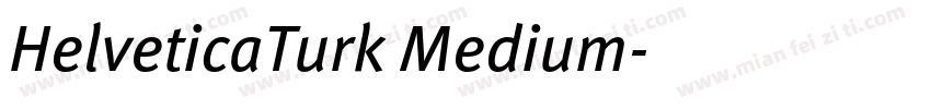 HelveticaTurk Medium字体转换